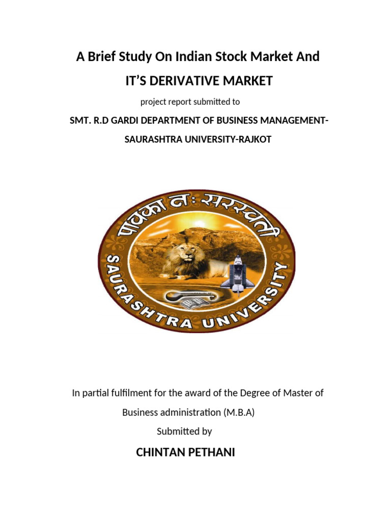 CIM PROJECT | PDF | Option (Finance) | Derivative (Finance)