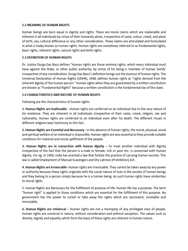 Human Right | PDF | Human Rights | Justice