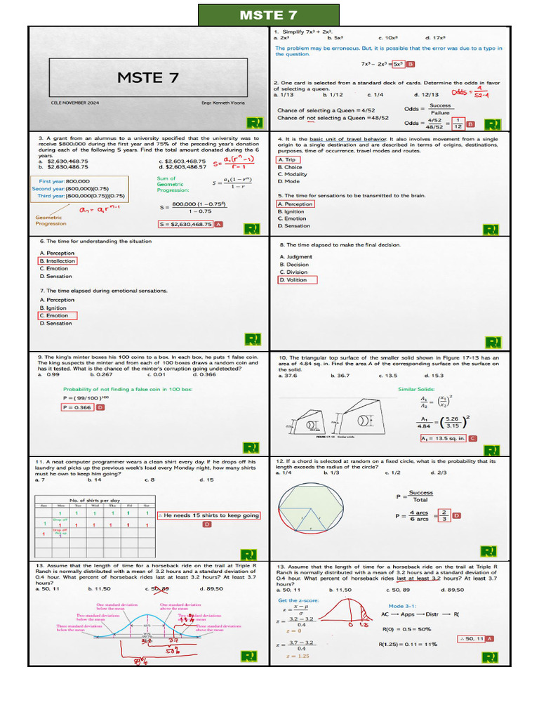 MSTE 7-11.12 | PDF