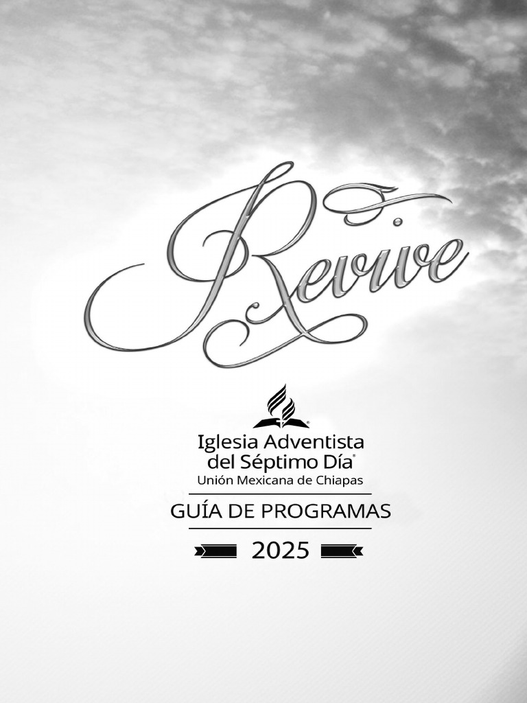 Revive 2025: Guía de Programas Adventistas | PDF | Jesús | Amor