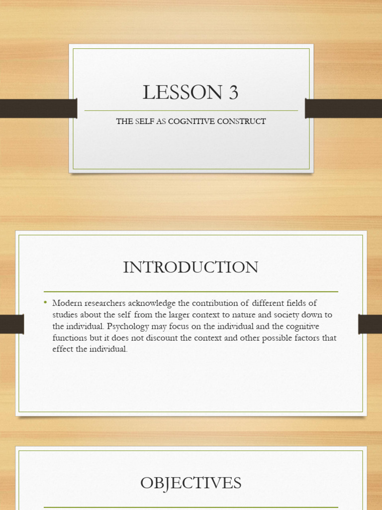 Understanding the Self in Psychology | PDF | Self Concept | Thought