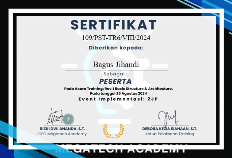 Bagus Jihandi E Certificate Pdf