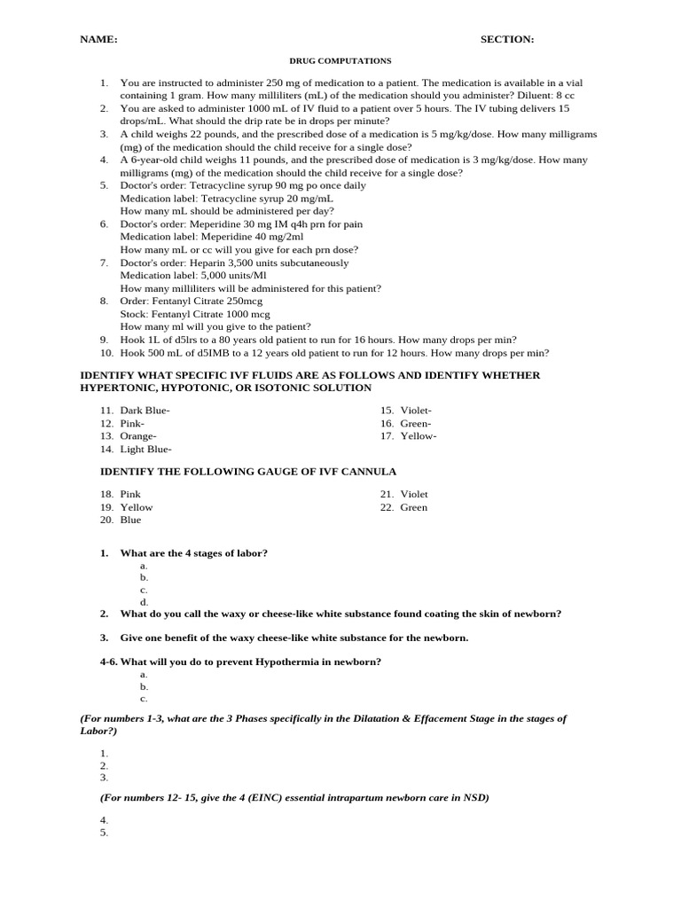 Nursing quiz pdf surgical suture clinical medicine