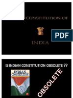 Constitution of India is Not Obsolete