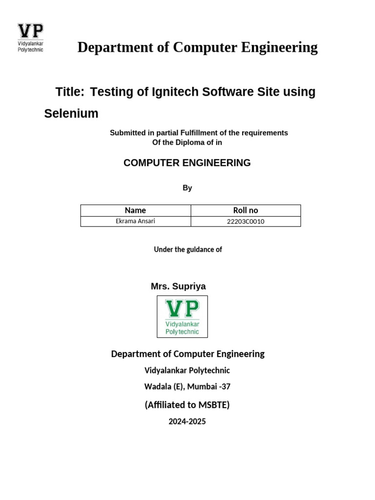 STE MP | PDF | Software Testing | Selenium (Software)