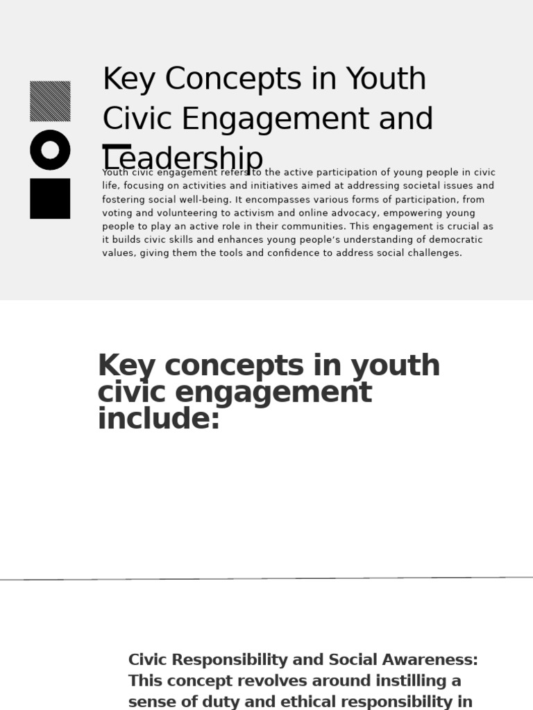 Youth Civic Engagement and Leadership | PDF | Leadership | Civic Engagement