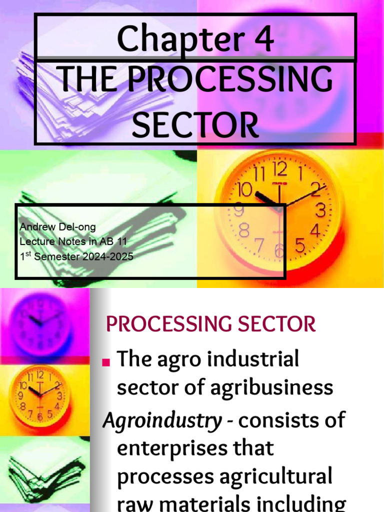 Importance of Agro-Industries in Processing | PDF | Inventory | Agriculture
