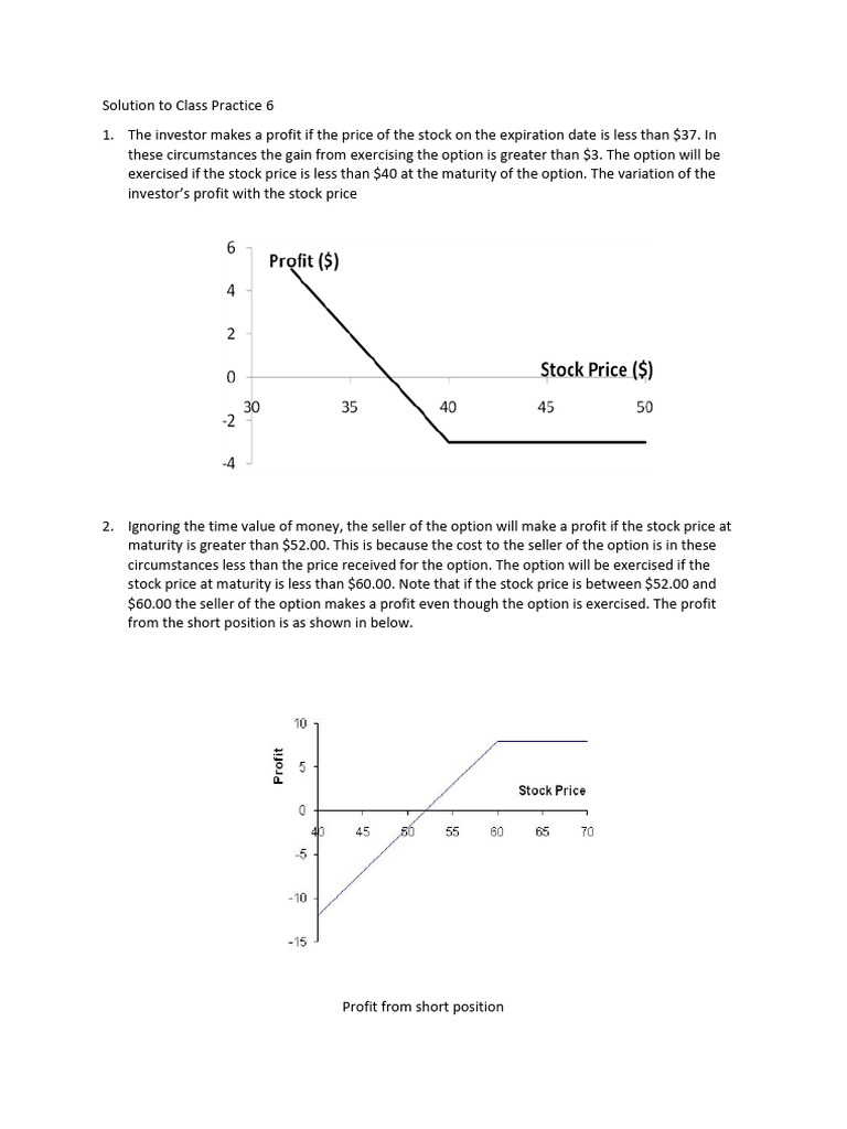 Solution To Class Practice 6 | PDF