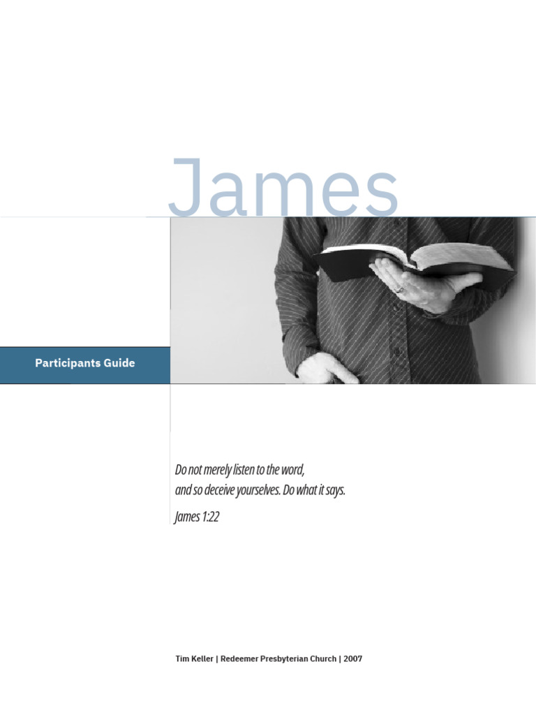 James Study Guide: Facing Trials and Growth | PDF | Tim Keller (Pastor ...
