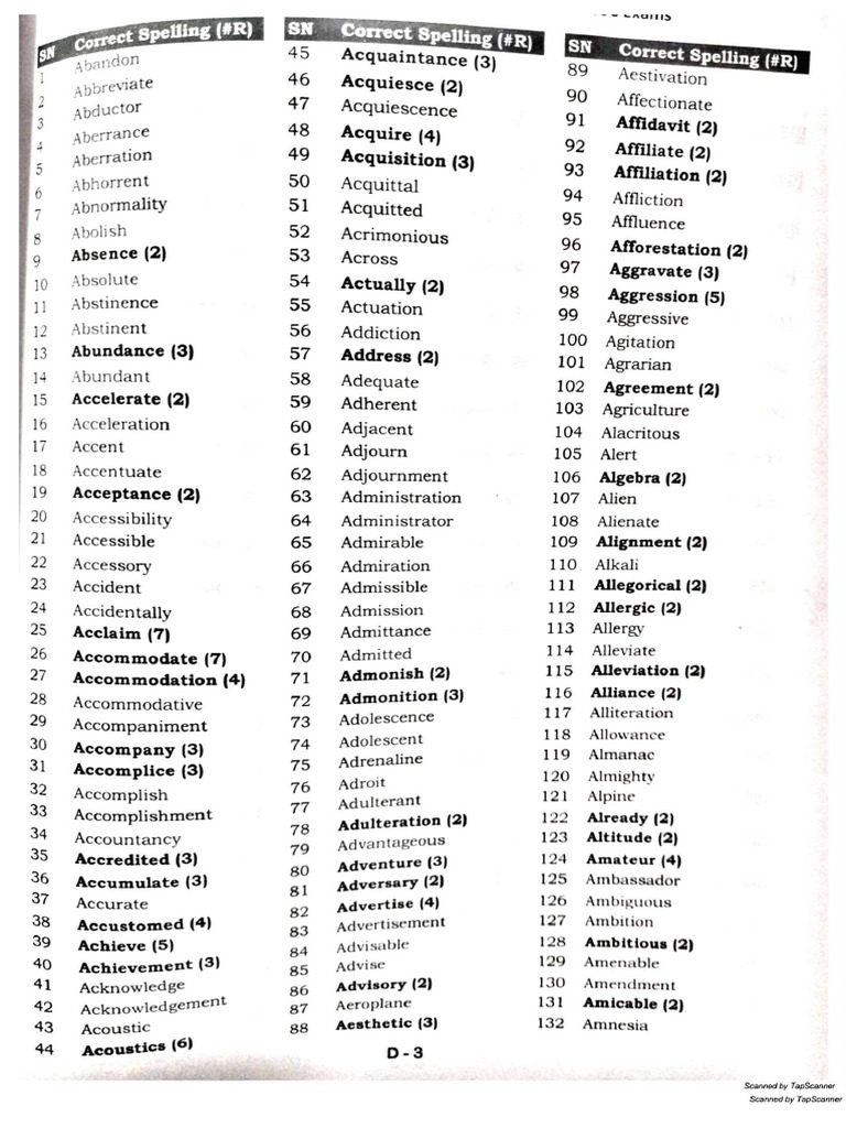 English Spellings by Ramesh Sir | PDF