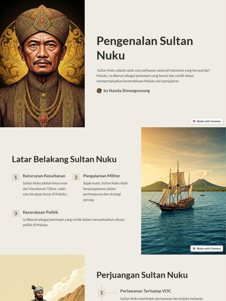 Pengenalan Sultan Nuku | PDF
