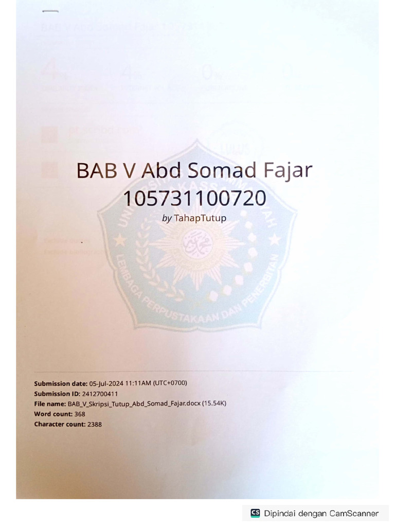 Bab V | PDF