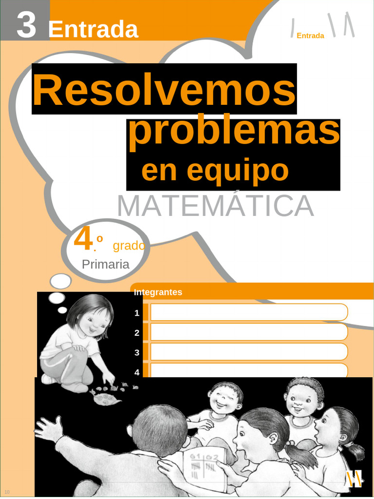 Cuadernillo Entrada3 Grupales Matematica 4to Grado | PDF