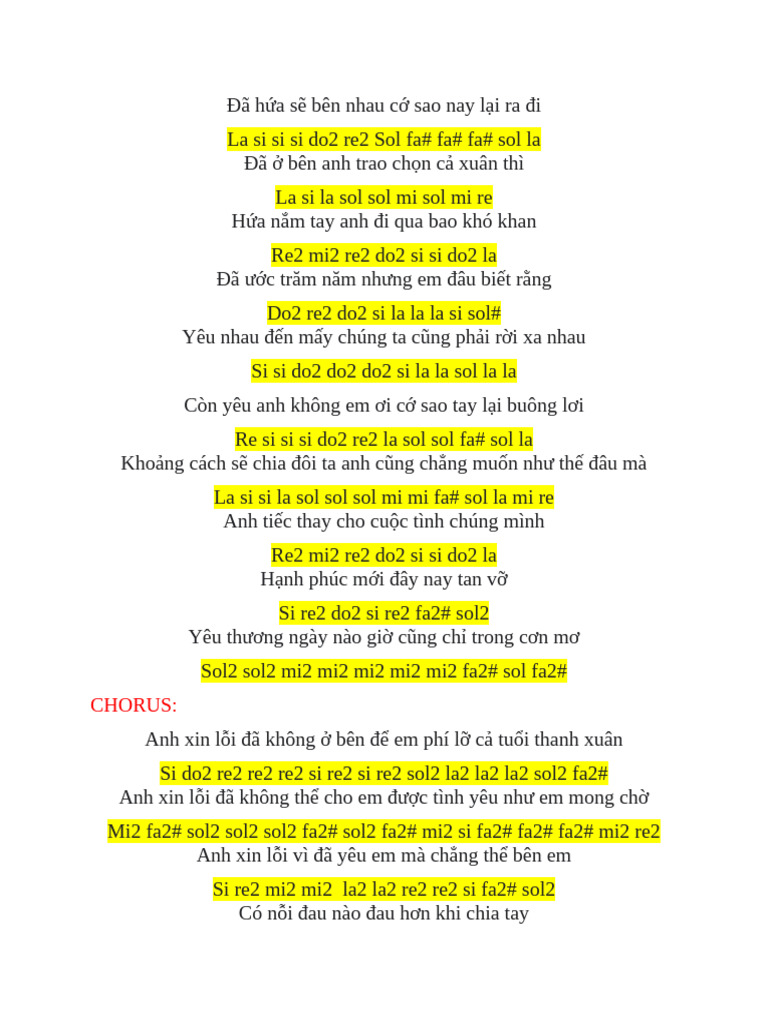 Chorus | PDF