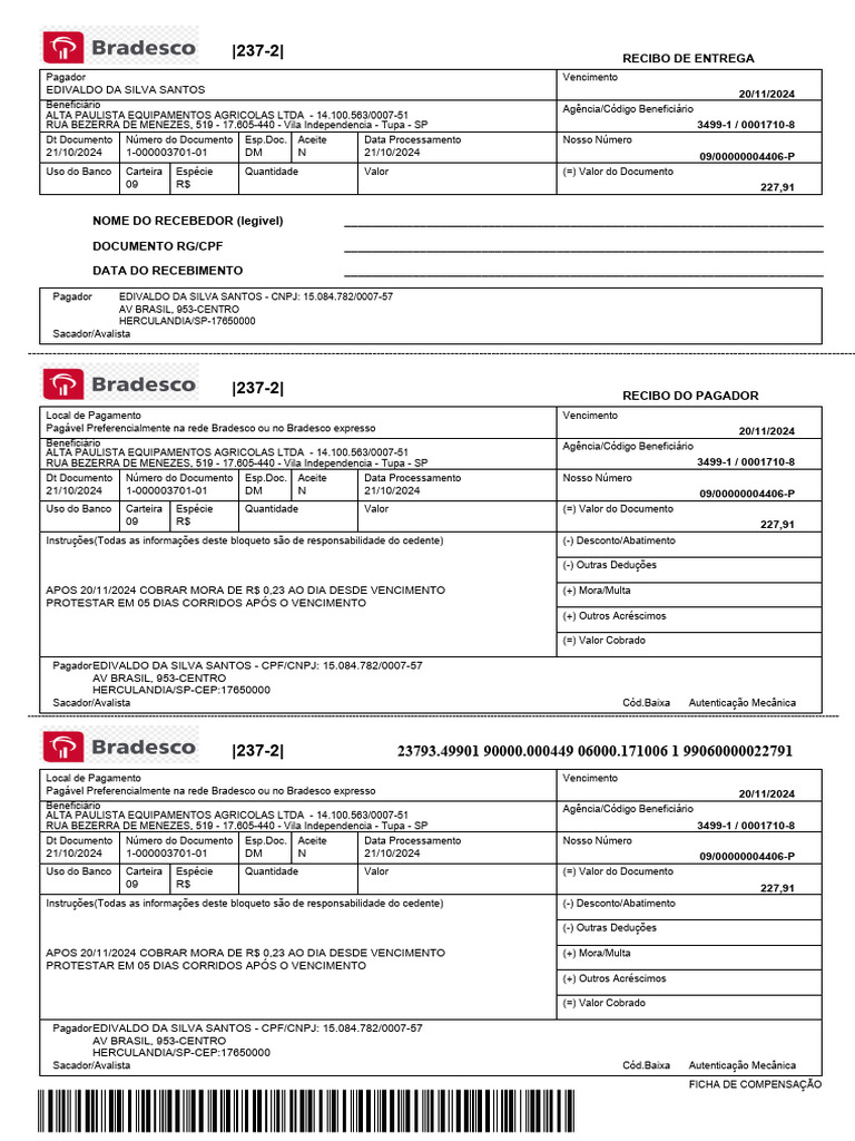 Bol 237 1 000003701 01 BL 02805501 15084782000757 | PDF | Finanças pessoais  | Tecnologia financeira