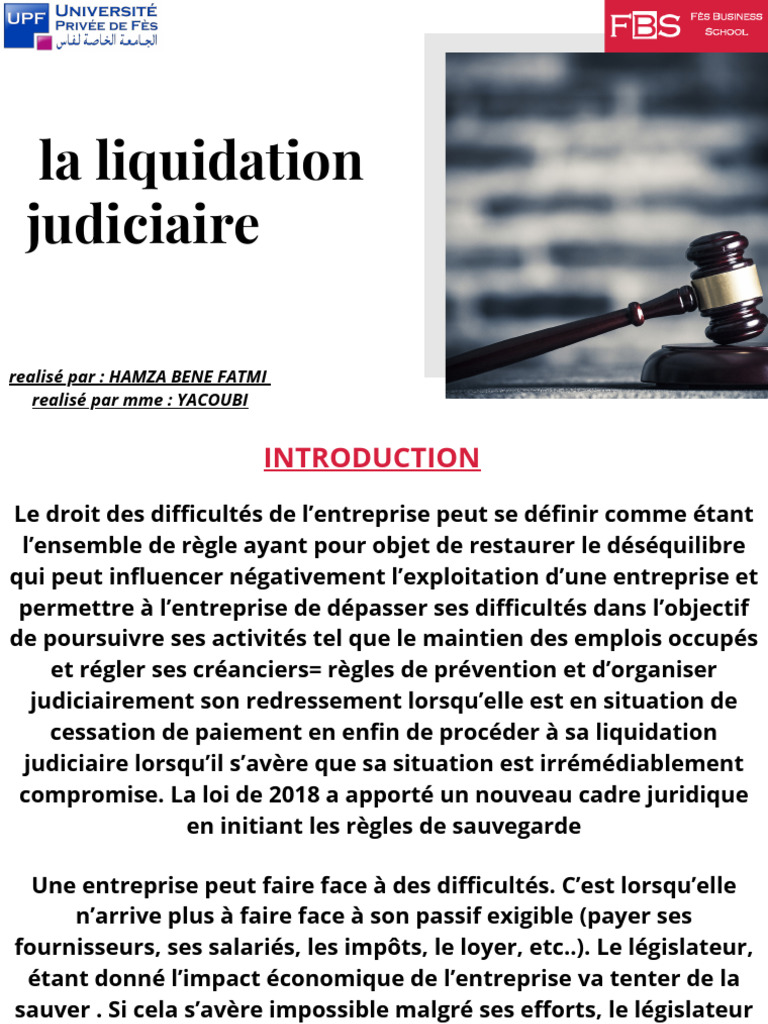 elfbar nachfüll pod läuft aus Liquidation des entreprises au Maroc | PDF | Liquidation main image 0