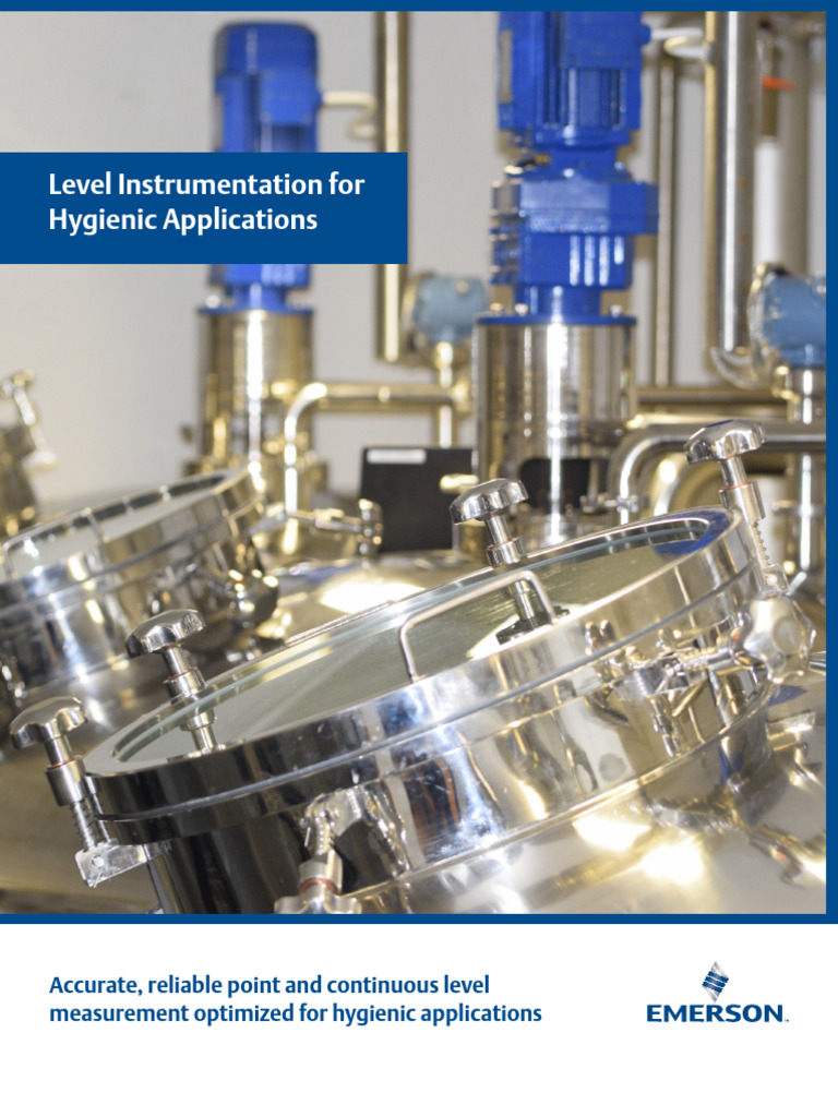 Brochure Level Instrumentation For Hygienic Applications en 7216936 | PDF