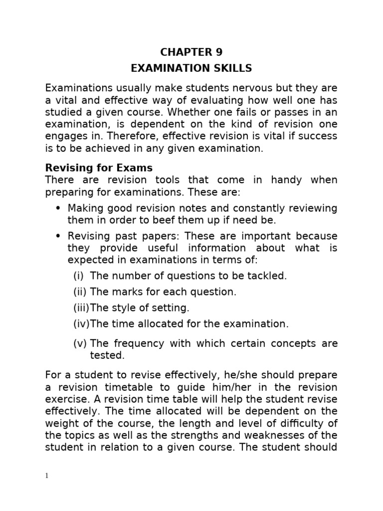 ENG 111 NOTES- EXAM SKILLS | PDF | Essays | Information