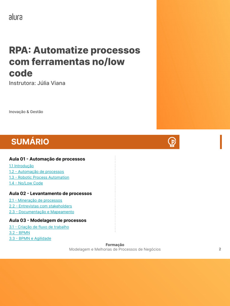 RPA +automatize+processos+com+ferramentas+no Low+code | PDF | Marketing ...