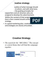 Creative Strategy by Sanjay