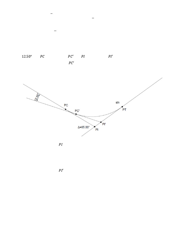 CE351 PracticeProblems HorizontalCurve HC2 | PDF