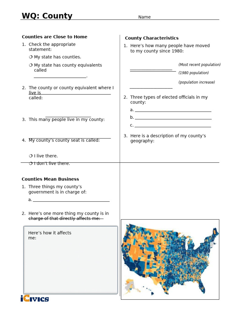Understanding County Characteristics and History | PDF