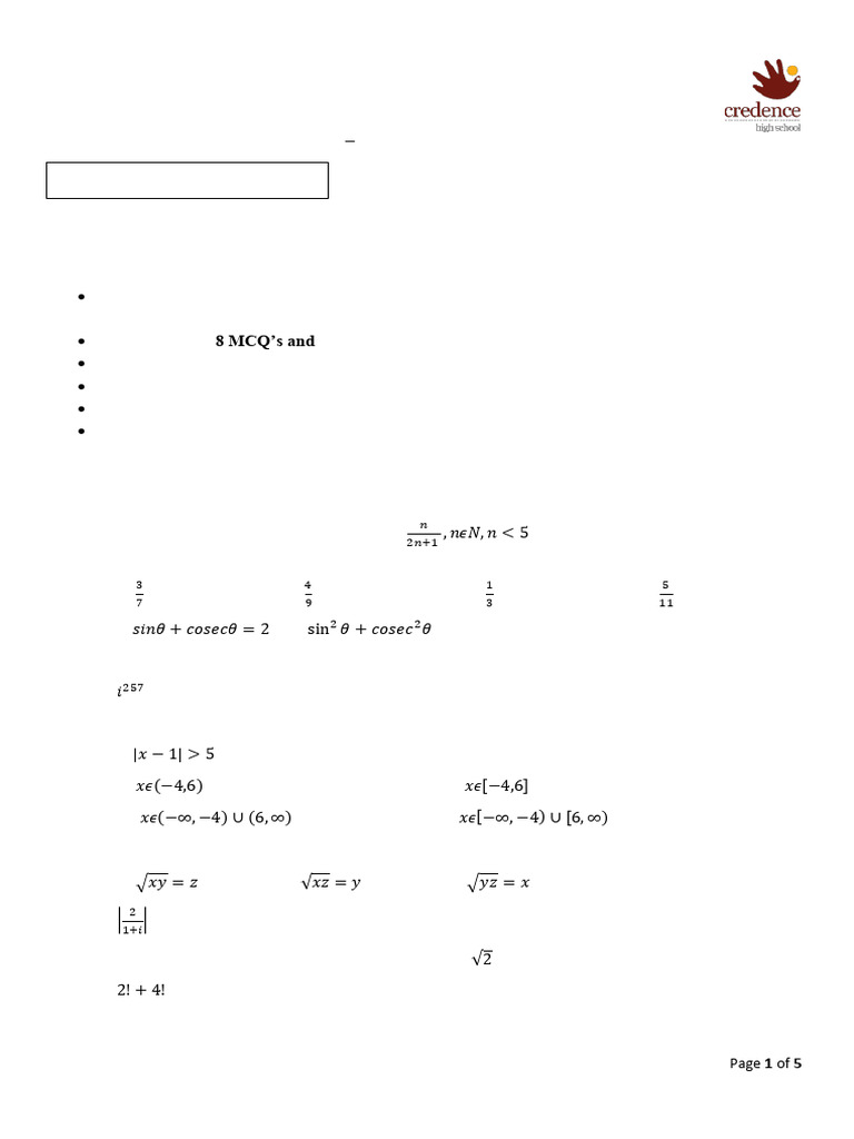 MATH-HY | PDF | Inequality (Mathematics) | Mathematical Analysis