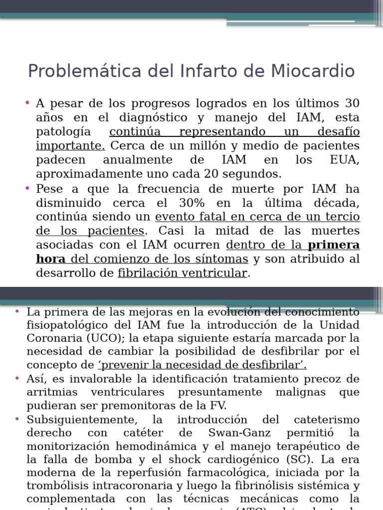 Clínica Médica - IAM | PDF | Infarto de miocardio | Insuficiencia cardíaca