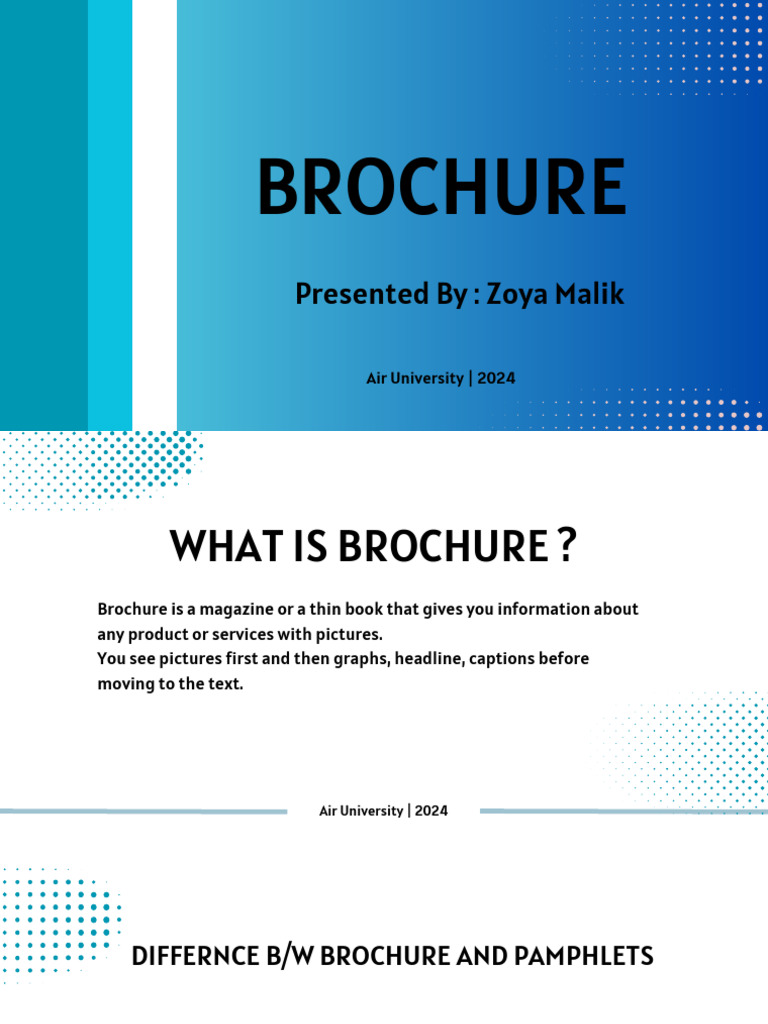 Brochures | PDF