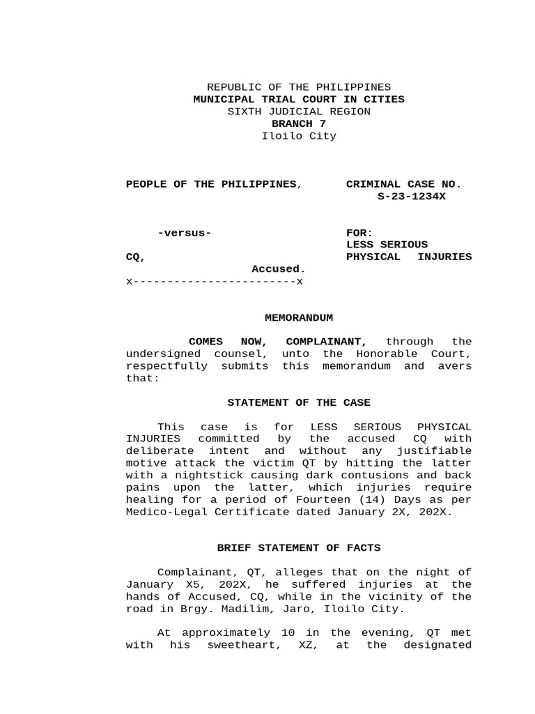 Legal Writing Final | PDF | Crimes | Crime & Violence