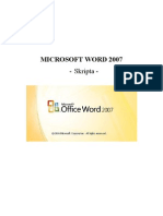 MS WORD2007-Skripta
