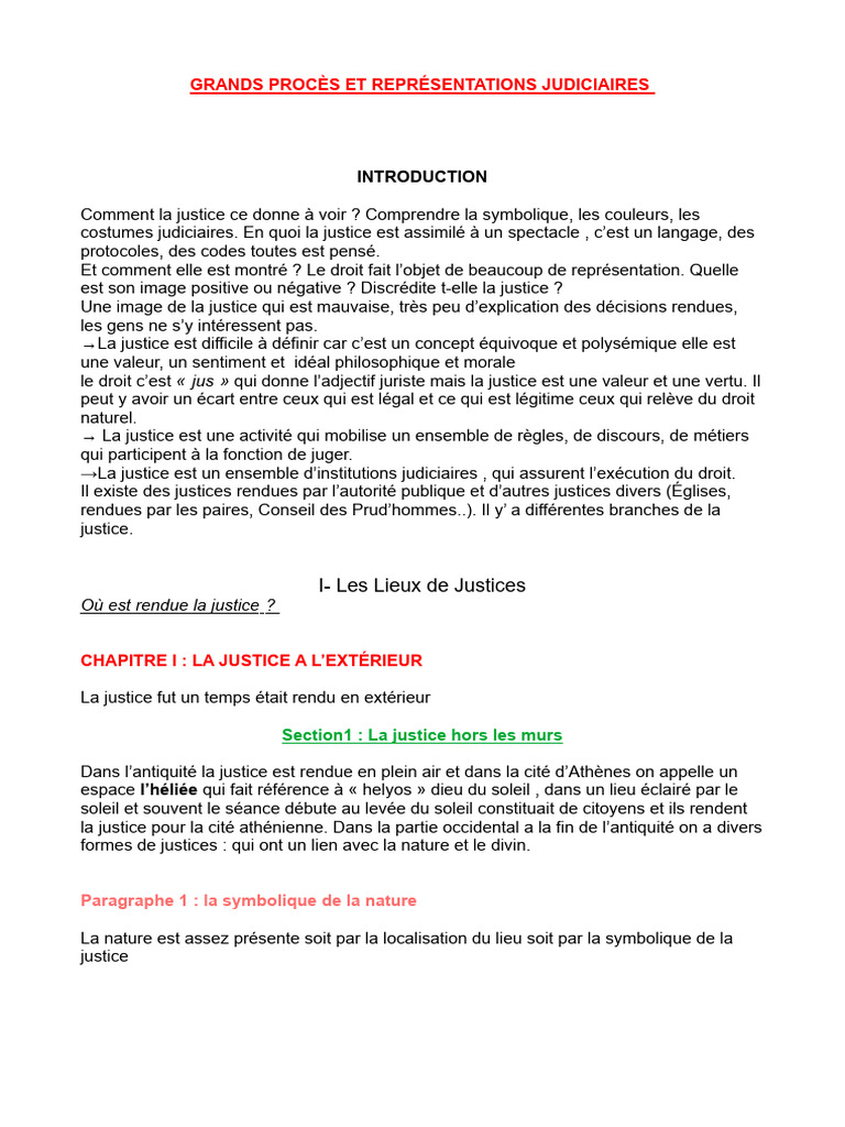 Symbolique et Lieux de la Justice | PDF | Justice | Crime et violence