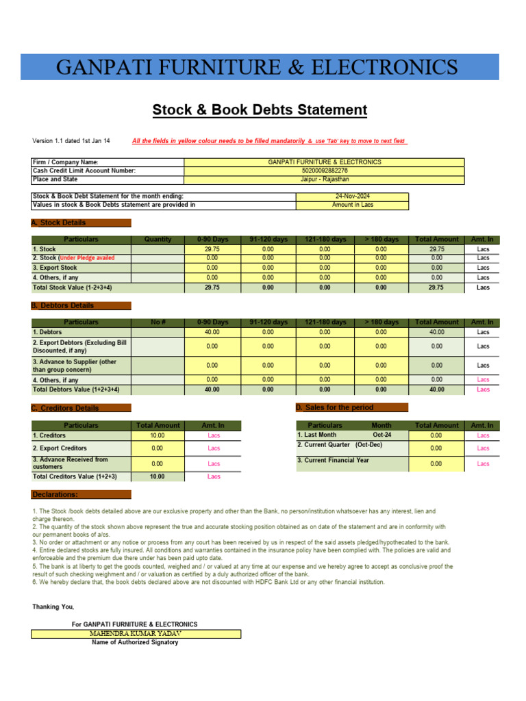 Stock Debt Report | PDF | Debt | Financial Economics