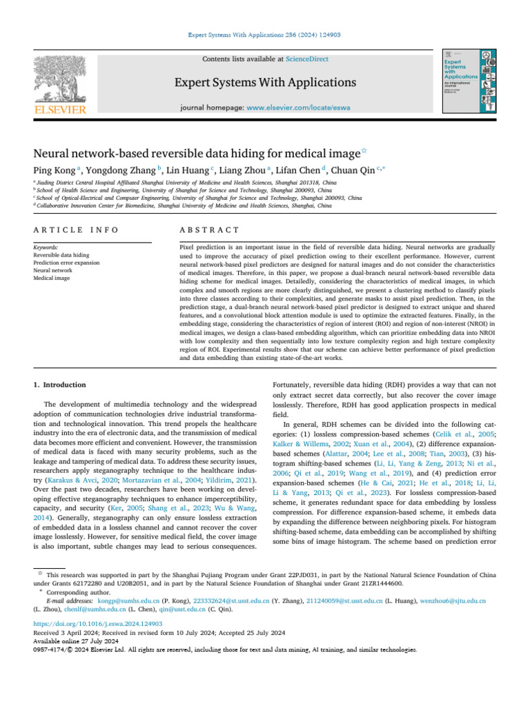 Neural Network Data Hiding in Medical Images | PDF | Mean Squared Error ...