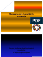 Managementul Diversitatii in Organizatii