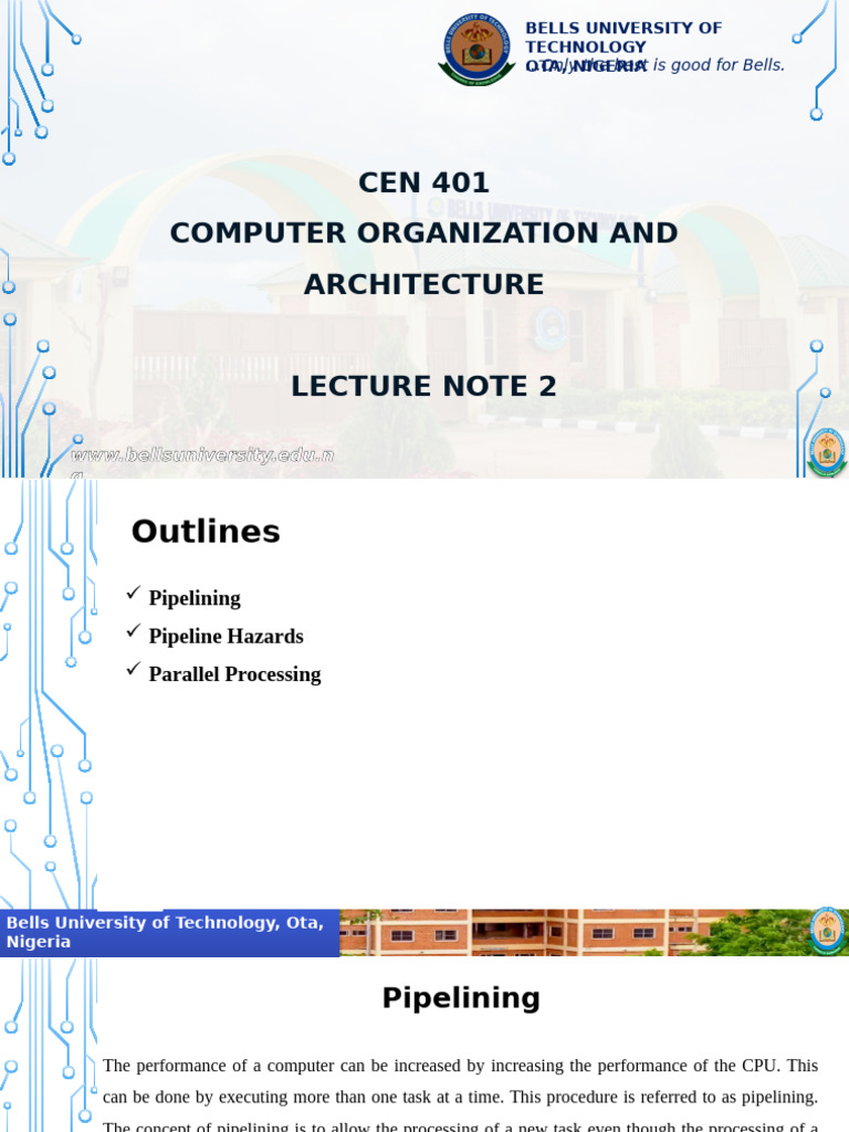Computer Architecture Note 2 | PDF | Parallel Computing | Central ...