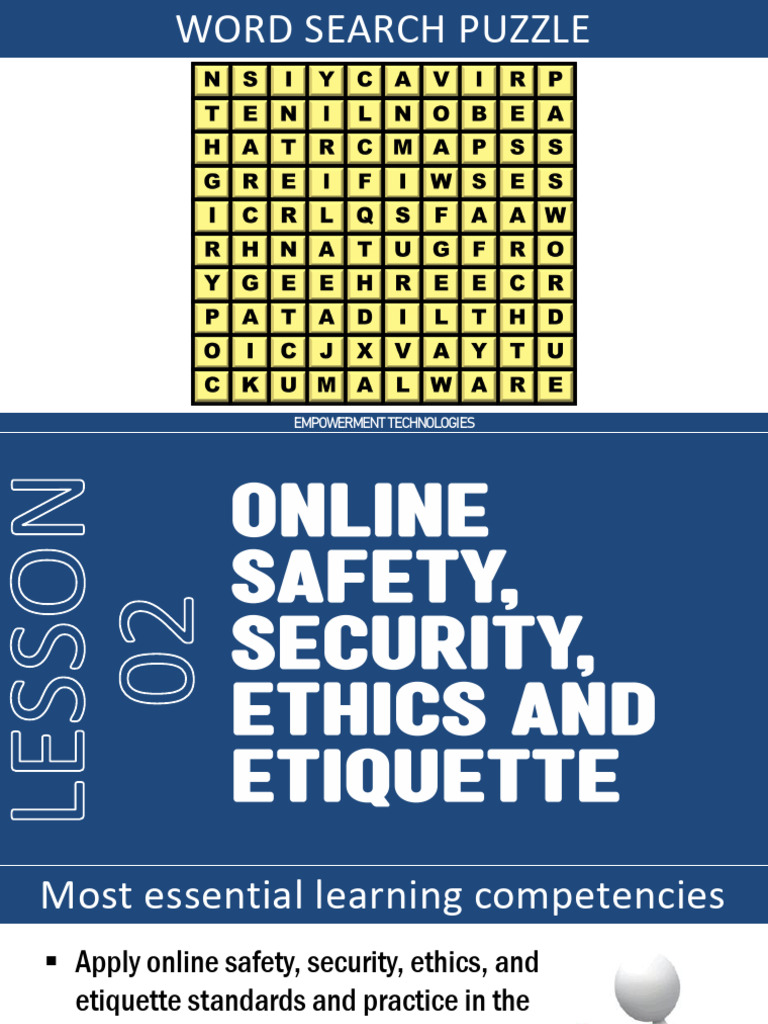 Online Safety and Ethics in ICT | PDF | Malware | Copyright