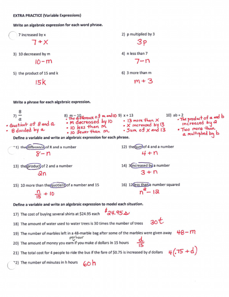 Day+C+In+Class+(ANSWERS) | PDF