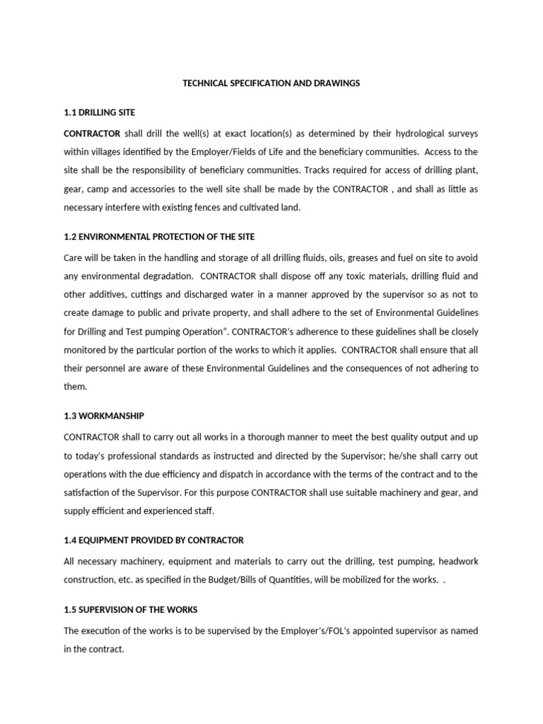 Drilling Project Technical Guide | PDF | Casing (Borehole)