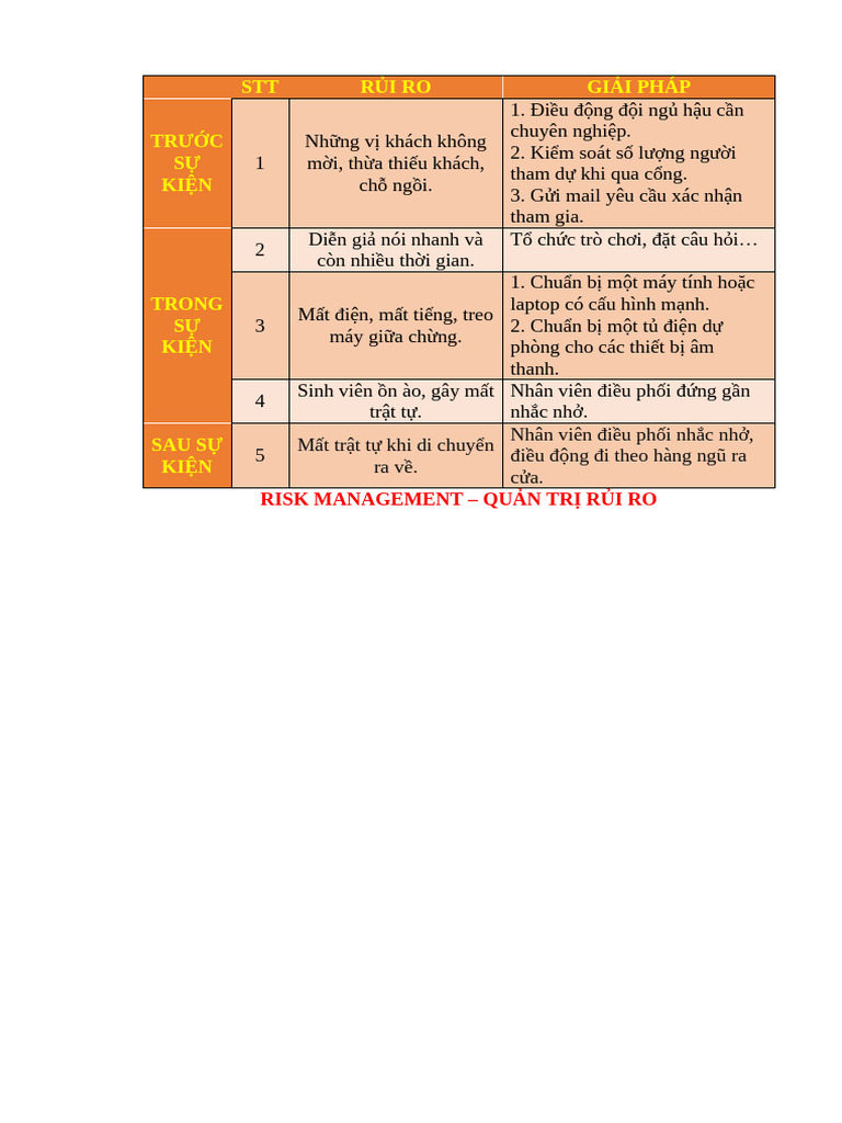 RISK MANAGEMENT | PDF