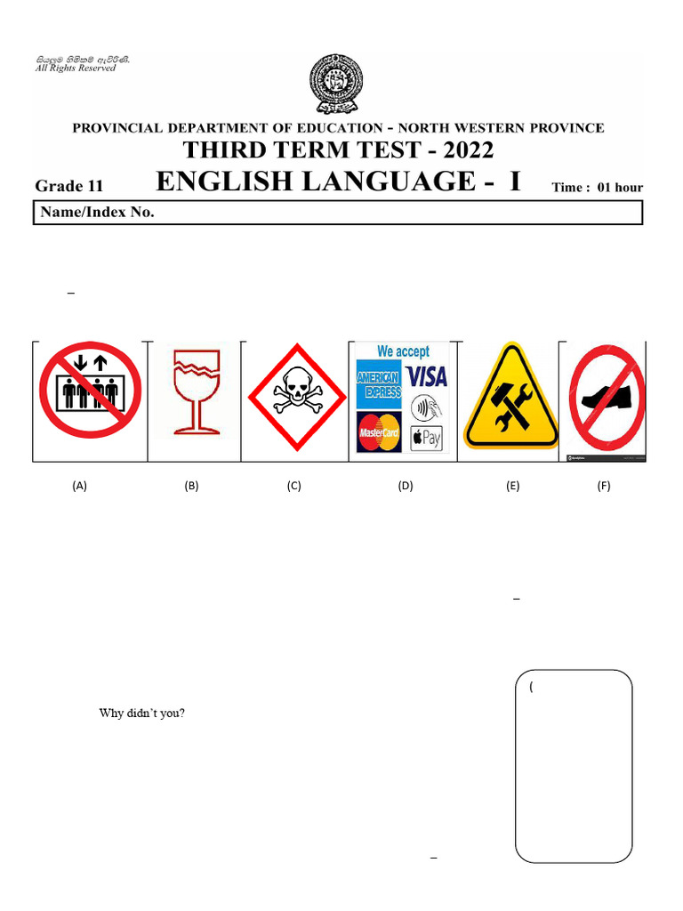 Grade 11 - English I new | PDF