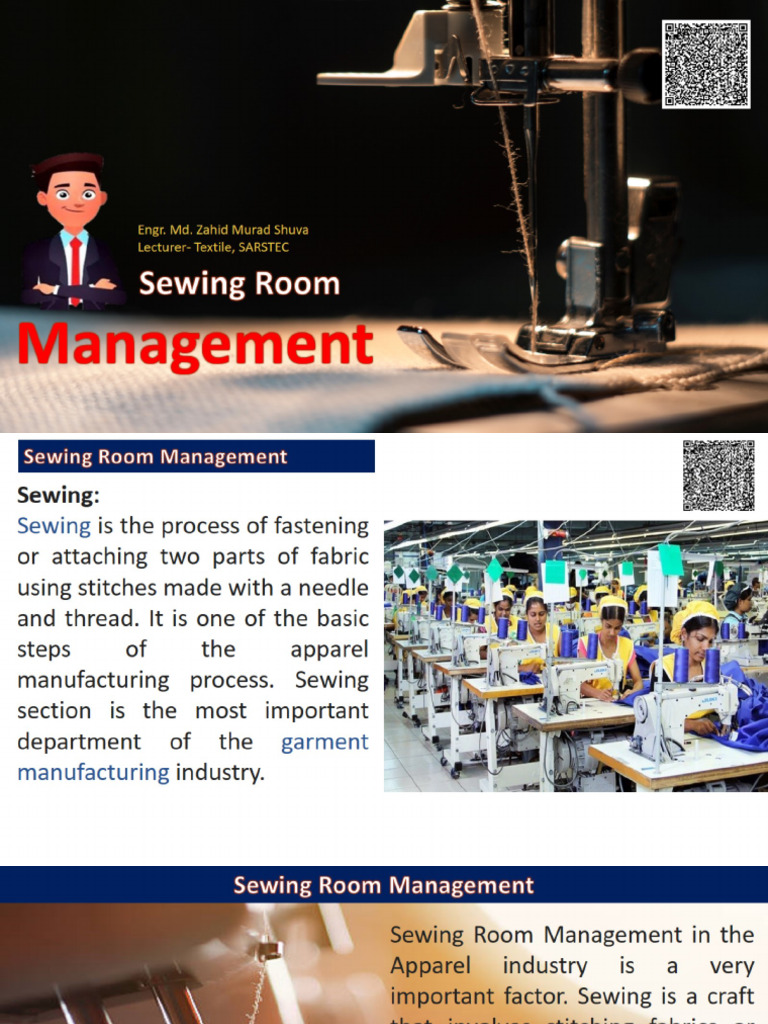 Sewing Room Management PPX | PDF
