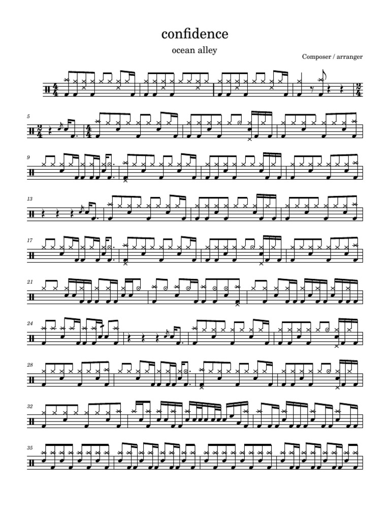Confidence Ocean Alley Pdf