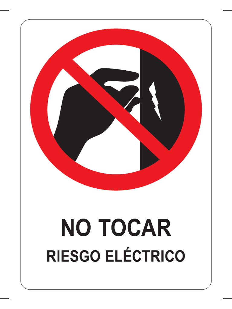 51 - No Tocar Riesgo Eléctrico-1 | PDF