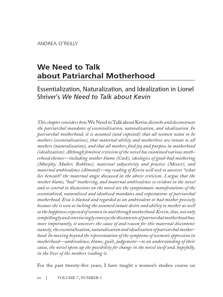 Admin jmiv7n1 05 oreilly pdf mother patriarchy