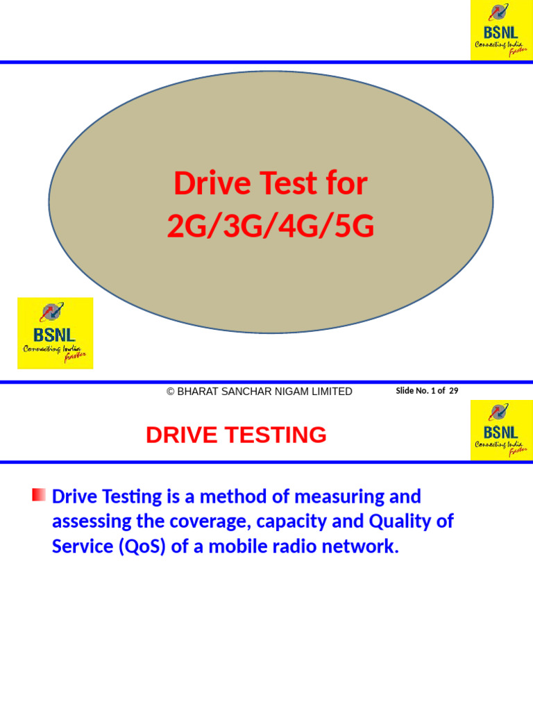 5G Drive Test Parameters Overview | PDF | Wavelength Division ...