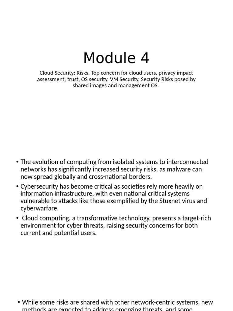 Unit 4 cloud 1 pdf security computer security