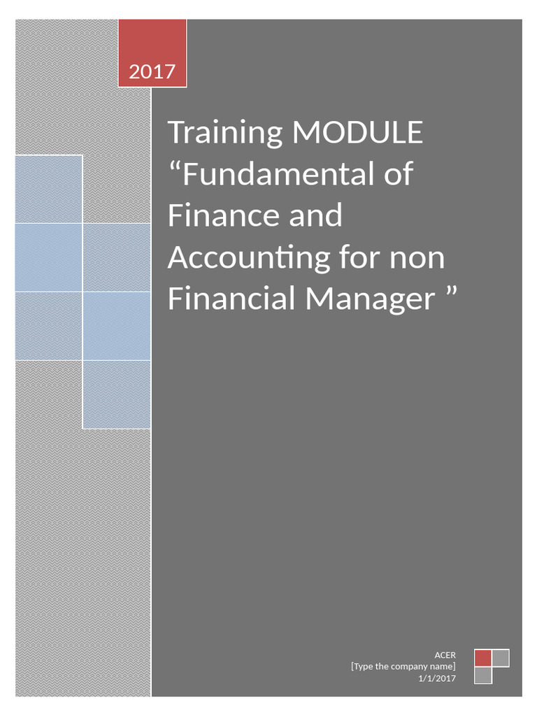 Training MODULE | PDF