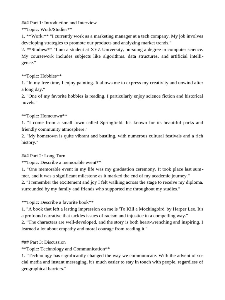IELTS Speaking Expressions | PDF | Sustainability | Climate Change