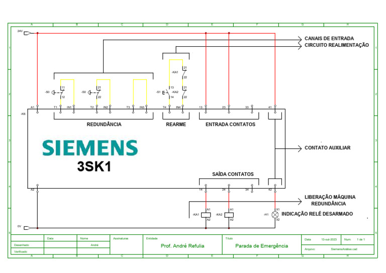Análise de Parada de Emergência Siemens | PDF
